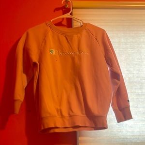Pink champion girls sweatshirt